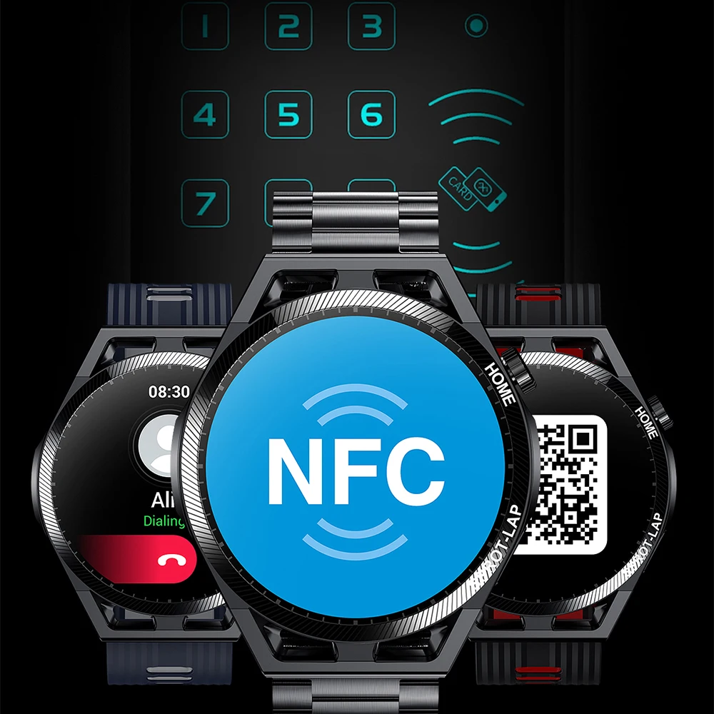 Lemfo часы мужские Smart Watch Men New Bluetooth Call IP68 Водонепроницаемые умные для 2022 Sports NFC Android