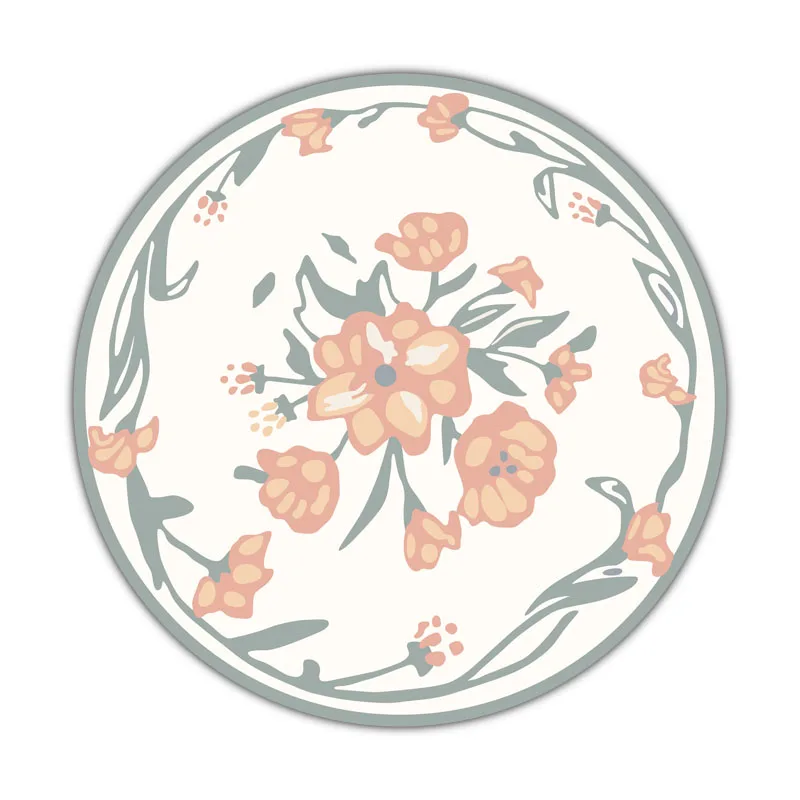 

Simple round Carpet Living Room Bedroom Bedside Thickened Floor Mat Computer Chair Floor Mat Room Decoration Teenager