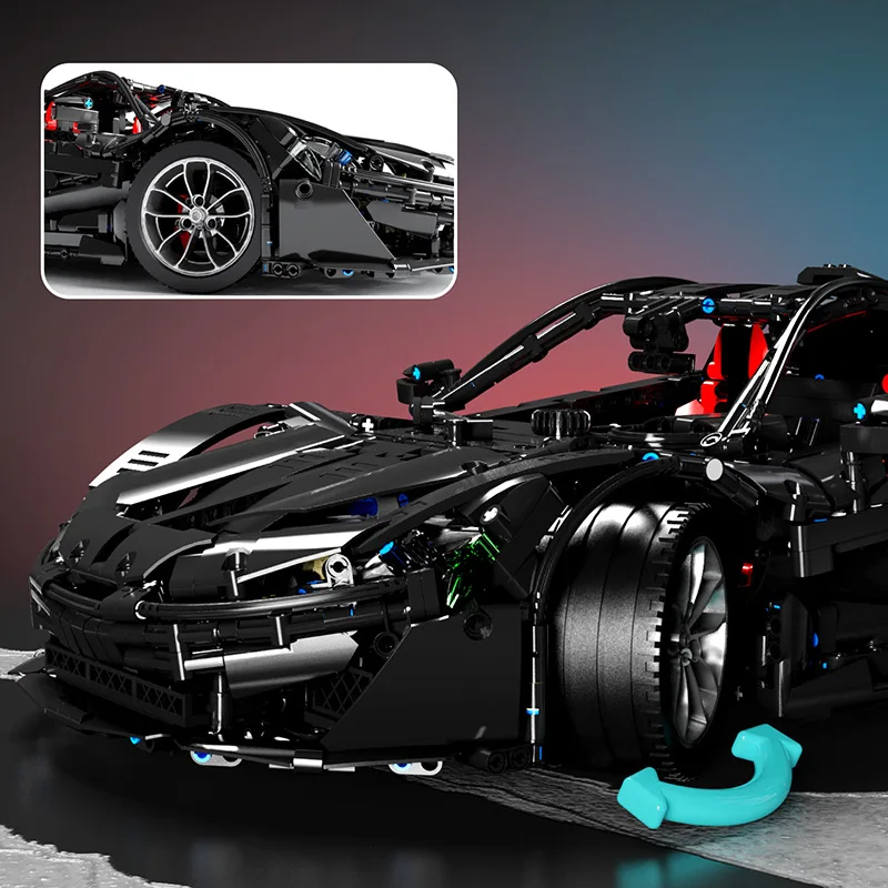 В наличии XQ1001 3686 шт. технический спортивный автомобиль строительные блоки