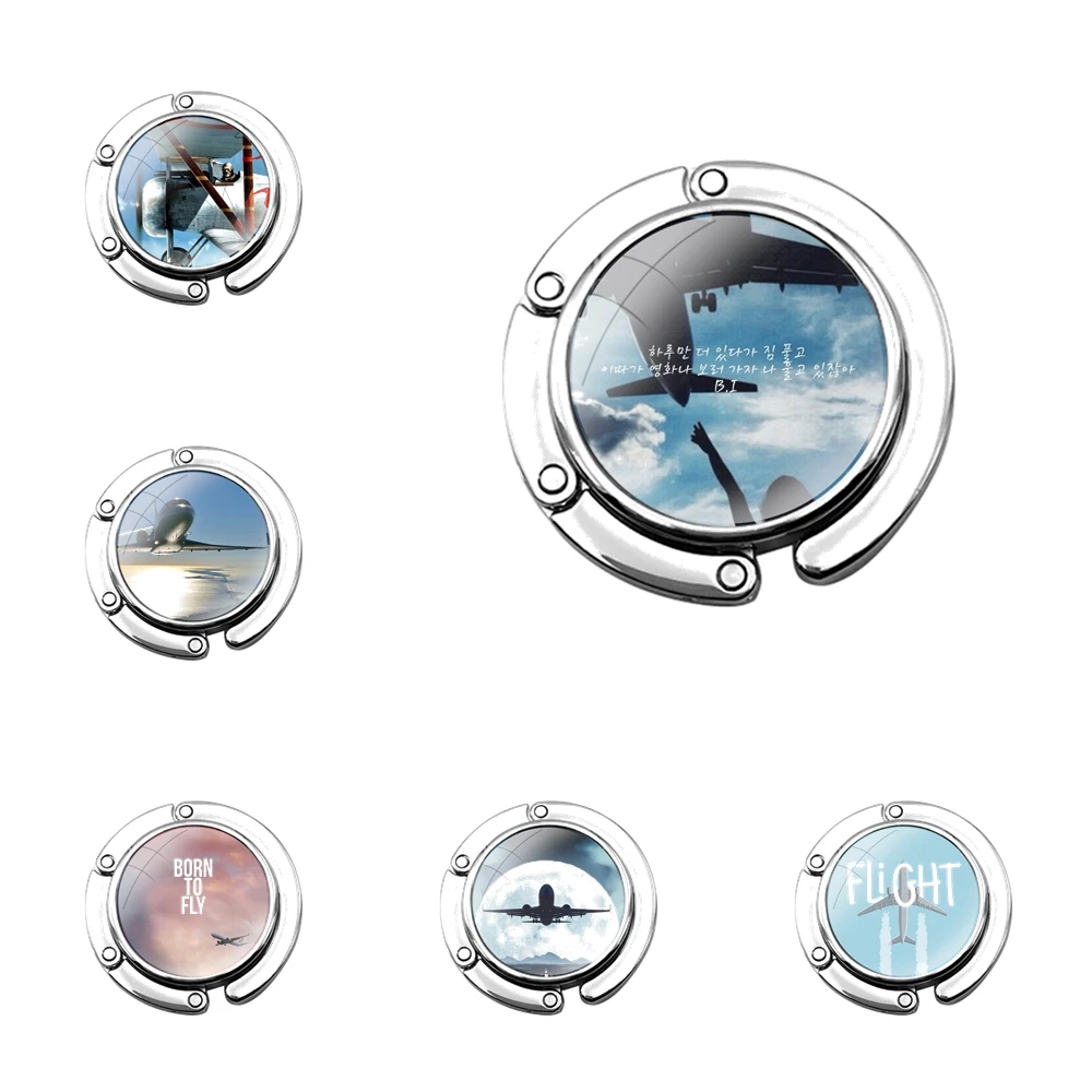 Самолёт Летающий путешествие пилот складной кошелек крючок для женщин