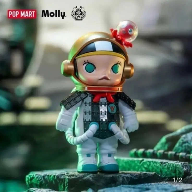 

Popmart 100% SPACE MOLLY Space Warrior Elevator Caja Ciega Mystery Box Toy for Girl Anime Figures Cute Model Girl Gift Guess Bag