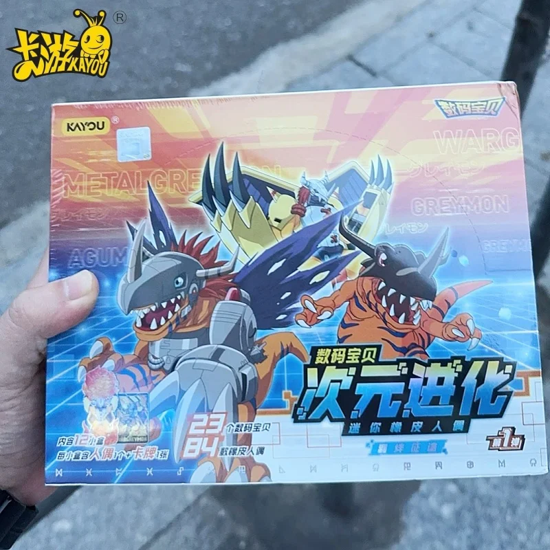 Фото Коллекционные мини-фигурки Kayou Digimon Dimensional Evolution, том 1, мега-редкие, резиновые: Варгреймон, Металл Греймон, Ангевомон. Подарок. №1