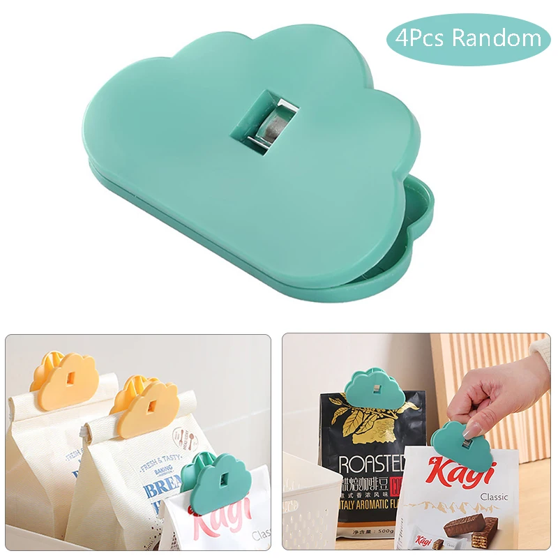 

4 шт./партия, кухонные зажимы для упаковки закусок