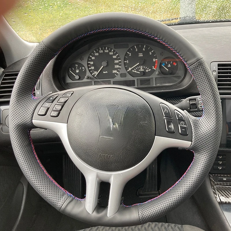 

Подходит для BMW 325i кожаный чехол рулевого колеса ручной работы