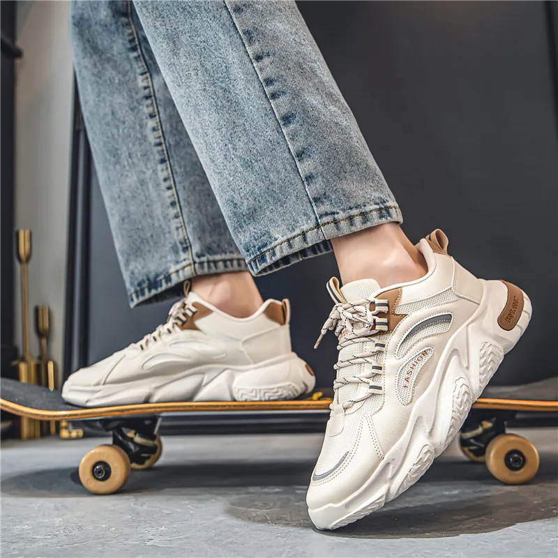 Men Running Shoes Lightweight Sport Shoes Mesh Breathable Casual Sneakers Non-Slip Outdoor for Men New Arrival