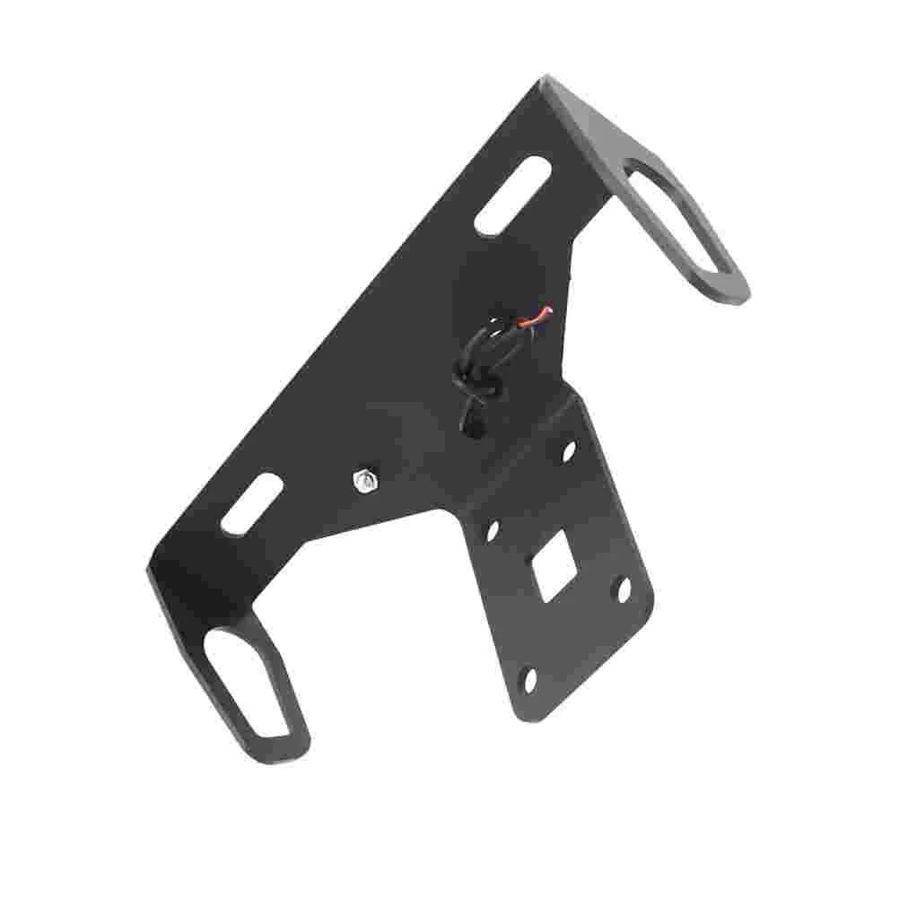 

1pc License Plate Mount Metal Motorcycle Durable Number Plate Bracket Frame Holder Compatible for Kawasaki Z1000 14-17