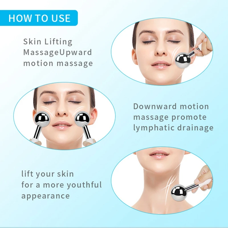 Популярные крио-палочки для лица пищевые ледяные шарики массаж глаз средство