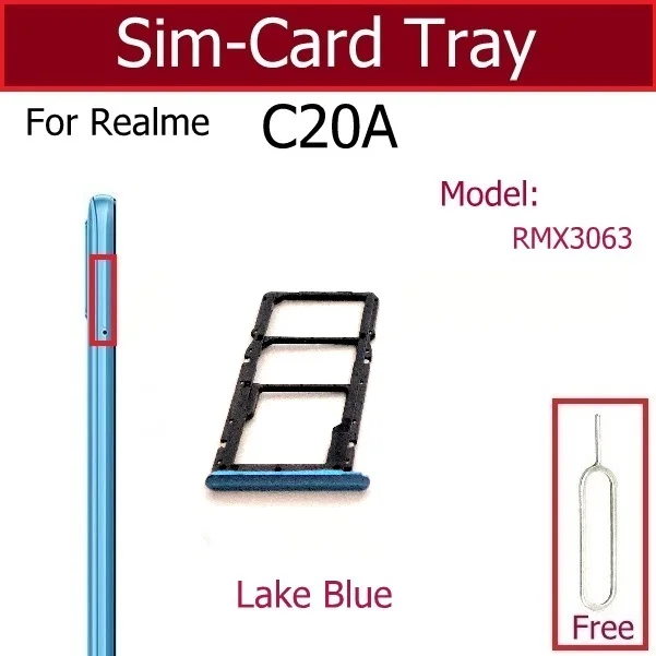 Лоток для SIM-карты OPPO Realme C20 C21 C25 C21Y C25Y C25S C20A