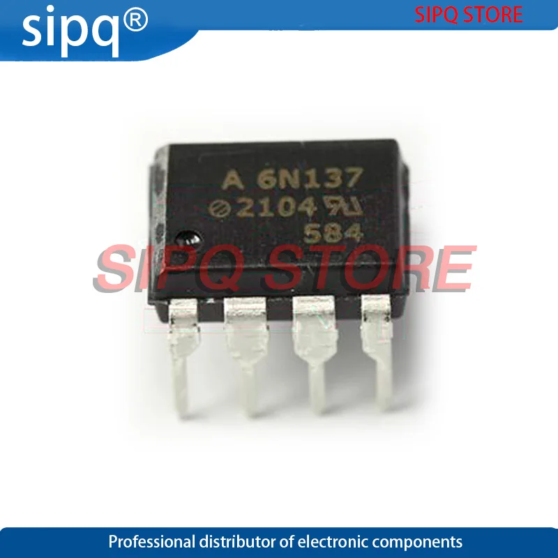 

10PCS/LOT 6N137-000E DIP-8 High CMR, High Speed TTL Compatible Optocouplers NEW Original