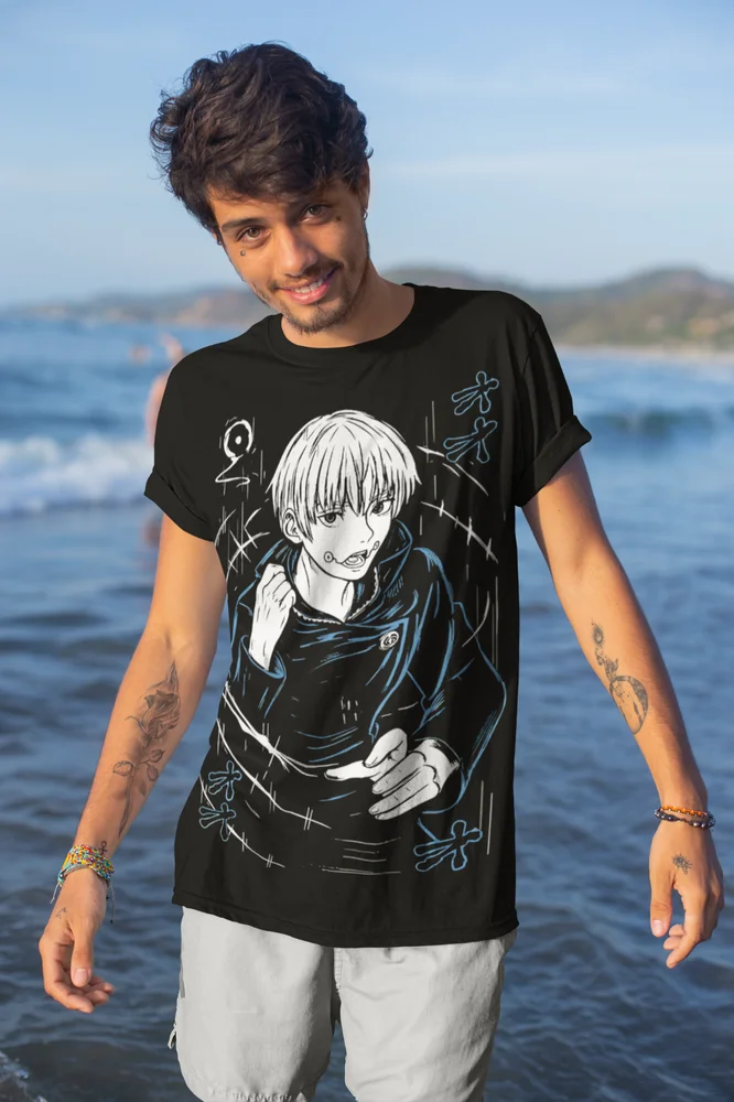 Футболка Inumaki Toge мягкая футболка для игры в джутсу