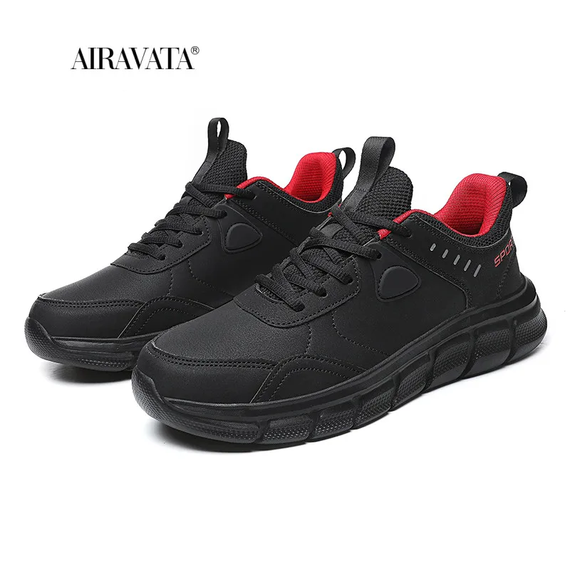 2020 Men Sneakers Microfiber Leather Casual Shoes Breathable Lac-up Mens Shoes Lightweight Walking Sneakers Zapatillas Hombre