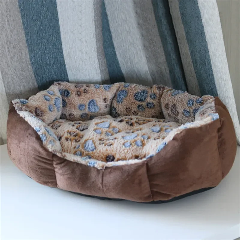 

Dog Beds Soft Plush Winter Warm Sofa Mats Sleeping Basket for Small and Large Dogs Cat Cushion Puppy Nest Kennel Pet House