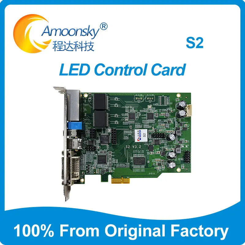 Transparent Led Display Colorlight S2 Led RGB Sending Card Replace Led Sender Card IT7 Support 5A,5A-75,5A-75B 5A-75E I5A