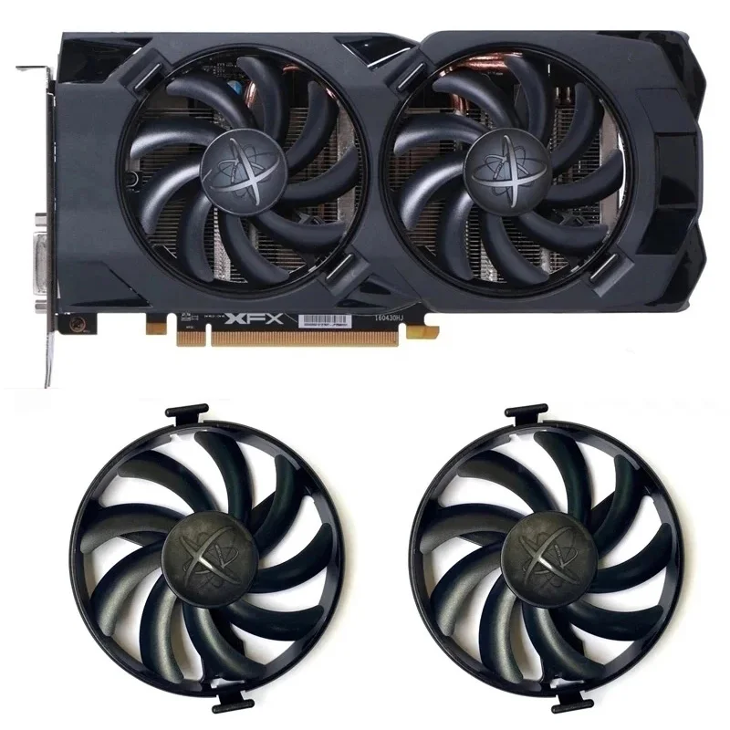 Новинка FDC10U12S9-C DC 12 В 0.45A для XFX AMD Radeon RX 470 480 580 RX580 RX480 RX470 Edition RX-480P85EAJ/7 дюймов с обжимной графикой