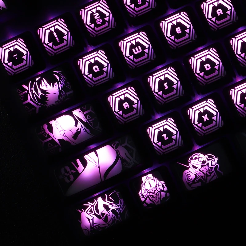 104 на клавиши с персонализированным дизайном в стиле аниме Аянами рей и АСУКА