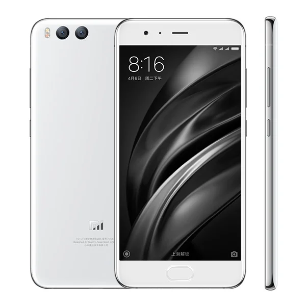 Kup Xiaomi 6 Smartphone 5.15 Cali 1080x1920 Pikseli Android 7.1.1 Odcisk Palca 3350 MAh Szybkie ładowanie Globalna Wersja Telefonu Komórkowego