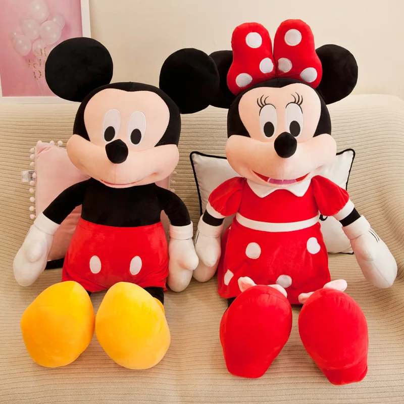 

30-60cm Disney Couples Mickey Mouse Minnie Kawaii Plush Toys Children Gifts Plush Toys Doll Birthday Gift For Girlfriend Girls