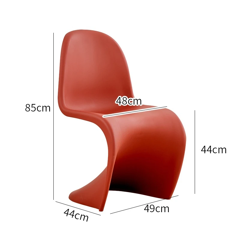 Дизайнерские пластиковые обеденные стулья прозрачные штабелируемые