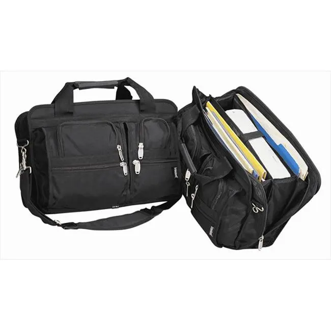 

【Gorgeous SOFTSIDE COMPUTER/LAPTOP BRIEFCASE】 - Durable Polyester Design with Smooth Glide Handle & Multiple Storage Spaces