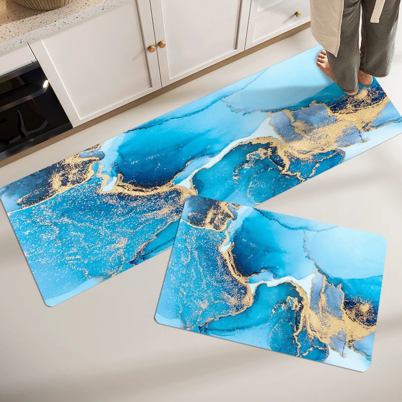 

Мраморные коврики для гостиной, прикроватный коврик, Нескользящие Коврики для спальни, Декоративный Напольный коврик, домашний декор, 러카트...