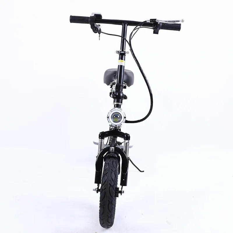 Велосипедный городской маленький складной электрический скутер портативный для