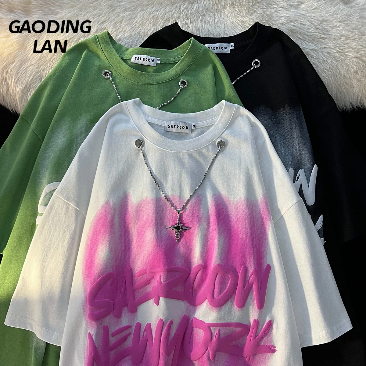 

Женская футболка с коротким рукавом и круглым вырезом, большие размеры