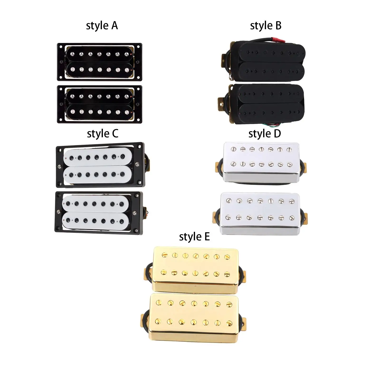 

Electric Guitar Humbucker Pickups Open Style Coil Pickups Replacement Parts