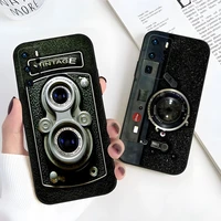 retro vintage camera phone case for oppo k7 k9 x s find x3 x5 reno 7 6 rro plus a74 a72 a16 a53 a93 a54 a15 a55 a57 cover