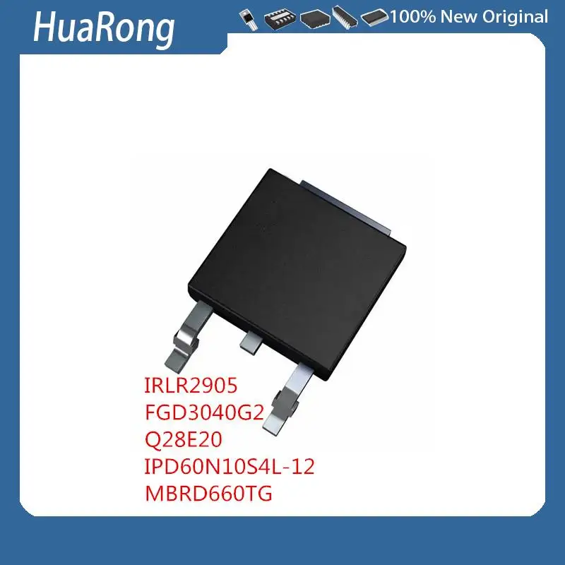 10 шт./лот IRLR2905 LR2905Z IRLR2905TRPBF FGD3040G2 Q28E20 IPD60N10S4L-12 MBRD660TG TO-252