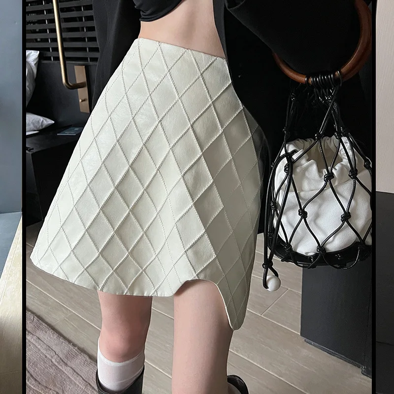 

Apricot Design Feeling Diamond Check Children's Fashion Pink Spring/summer 2023 Small Skirt
