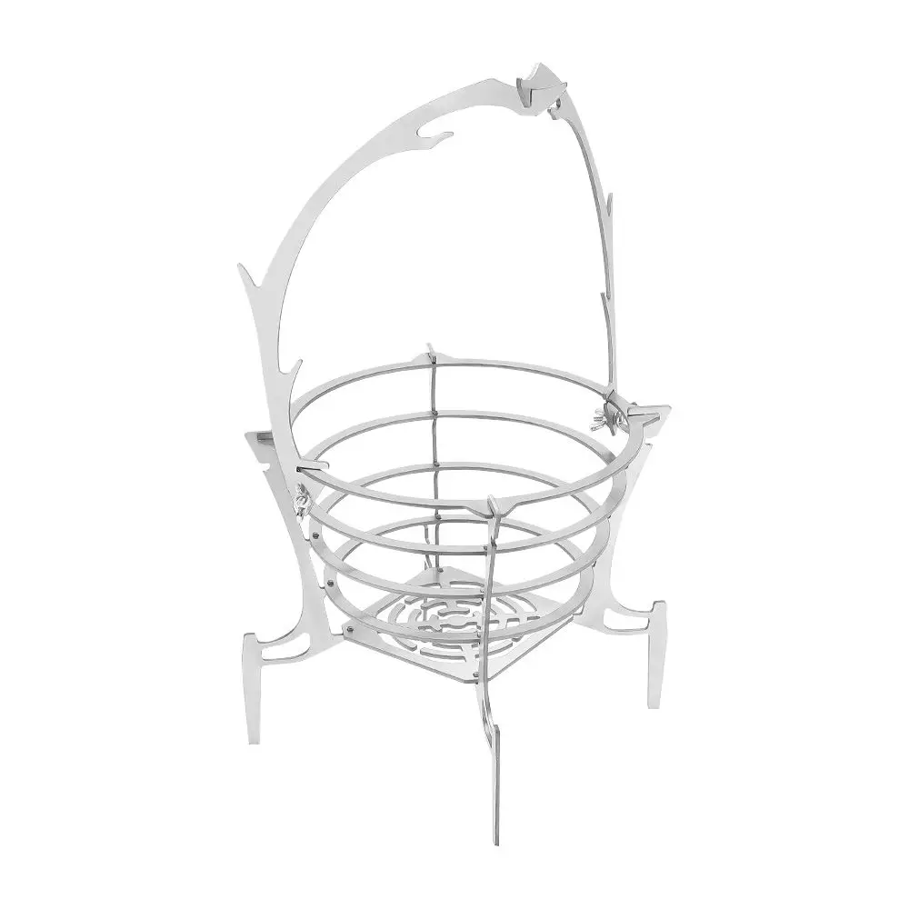 

Stainless Steel Fire Rack Camping Outdoor Bonfire Stove Campfire Pit Wood Stoves Fire Pit