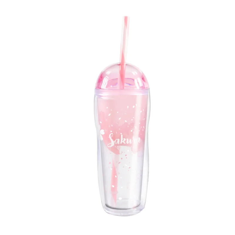 

Reusable Plastic Cups with Lids and Straws for Adults and Kids, Bulk Tumblers for Iced Coffee Tea and Smoothie, To go Summer Cup