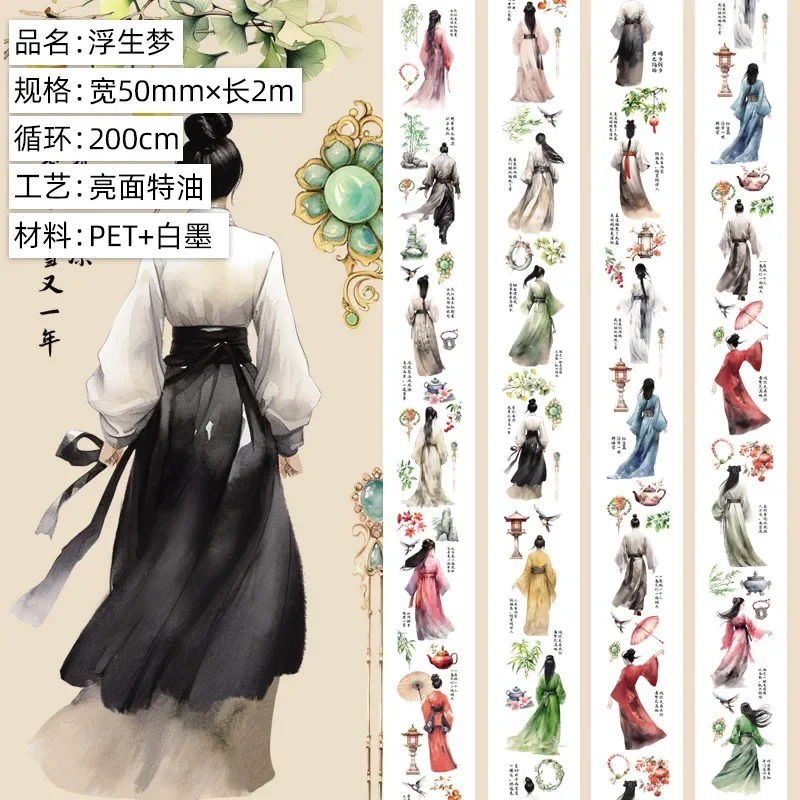 

Винтажная декоративная лента для скрапбукинга 2 м