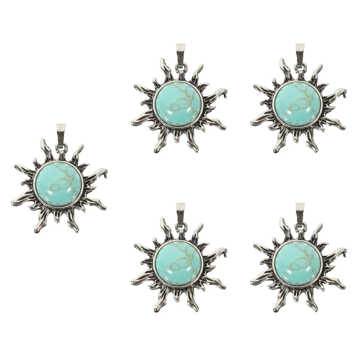 Sun Pendant DIY Jewelry Making Findings Charm Prime Bracelet Accessory Necklace