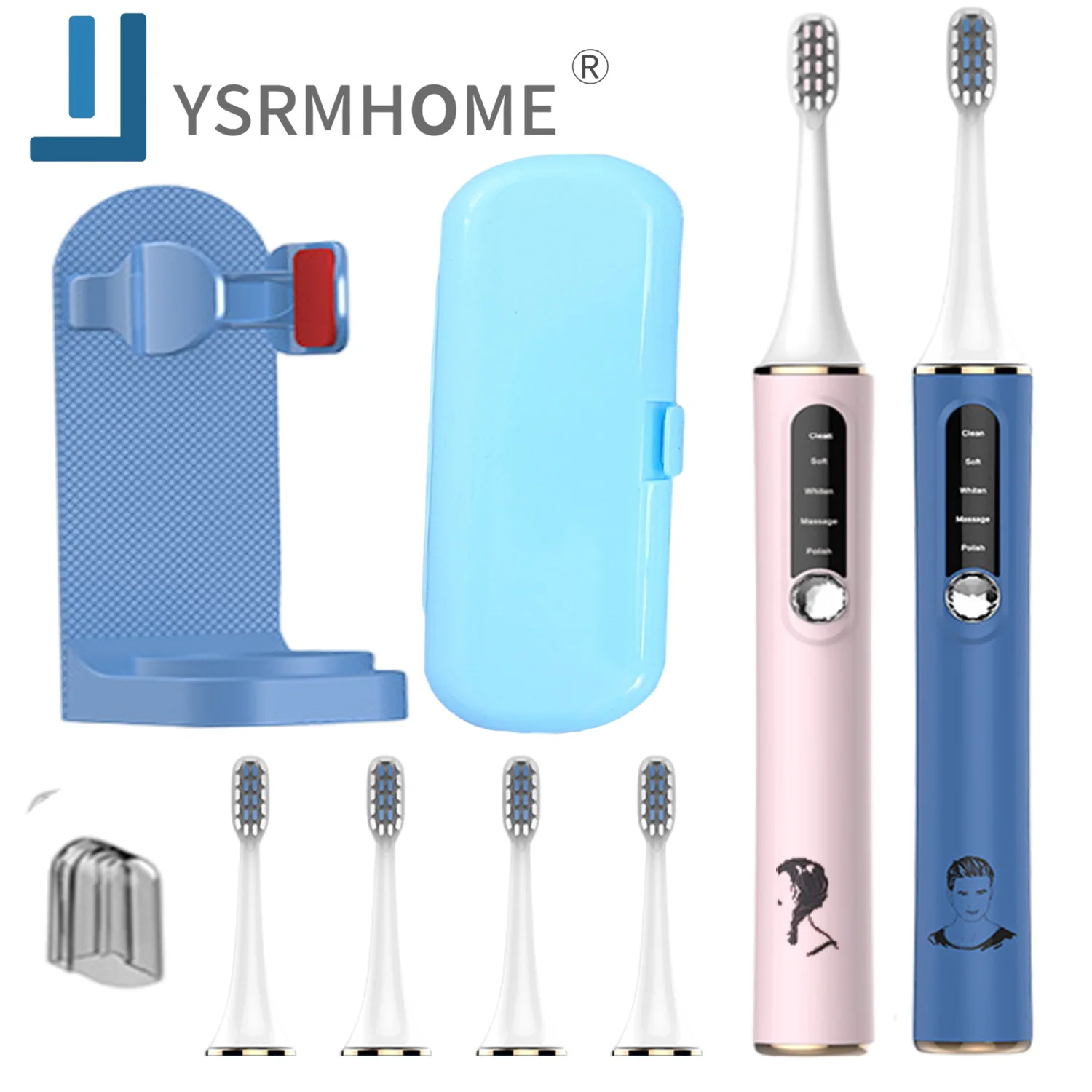 

Electric Toothbrush for Adults Children,Oral Care Sonic Ultrasonic Clean Luxury Replacement Smart Teeth Brushes Dental Whitening