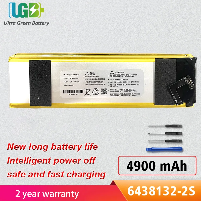 

UGB New 6438132-2S Battery For GPD WIN2 WIN 2 battery for GPD WIN 2 Handheld Gaming Laptop 6438132-2S 7.6V 4900mAh 37.24Wh