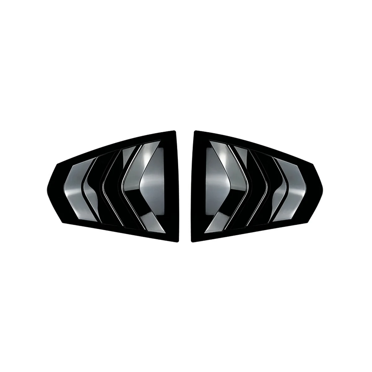 Накладки на заднее стекло автомобиля треугольные наклейки затвор отделка