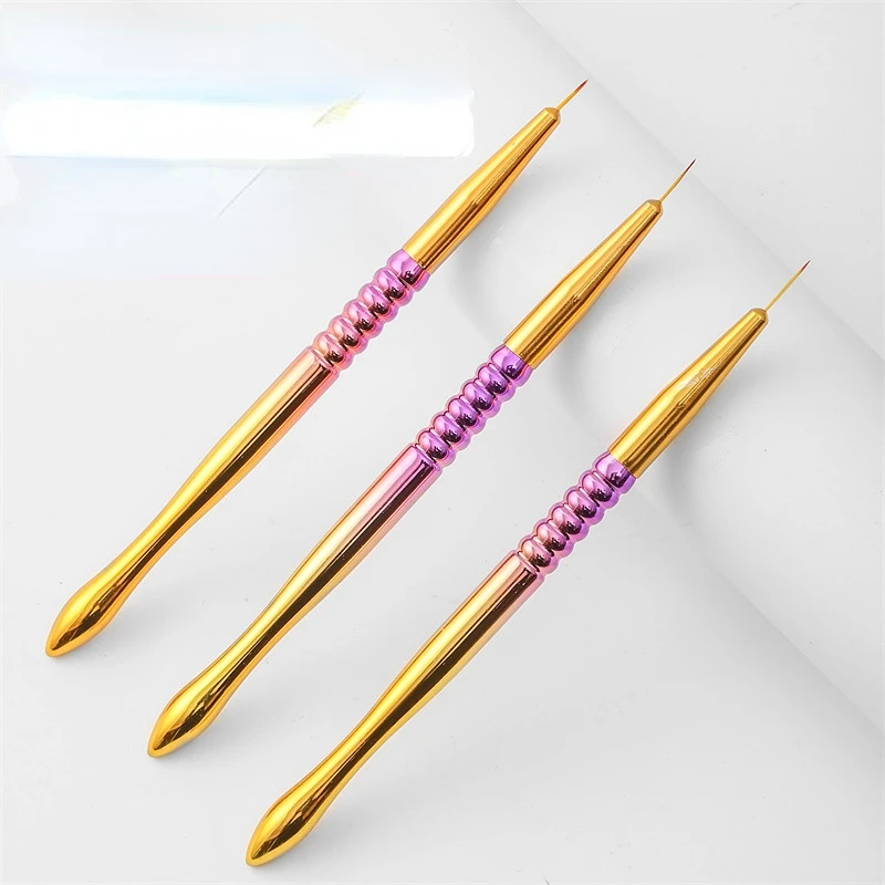 

Three Sets of Electroplated Magic Color Abacus Beads Nail Drawing Pen Painting Flower Drawing Pen Drawing Pen Set
