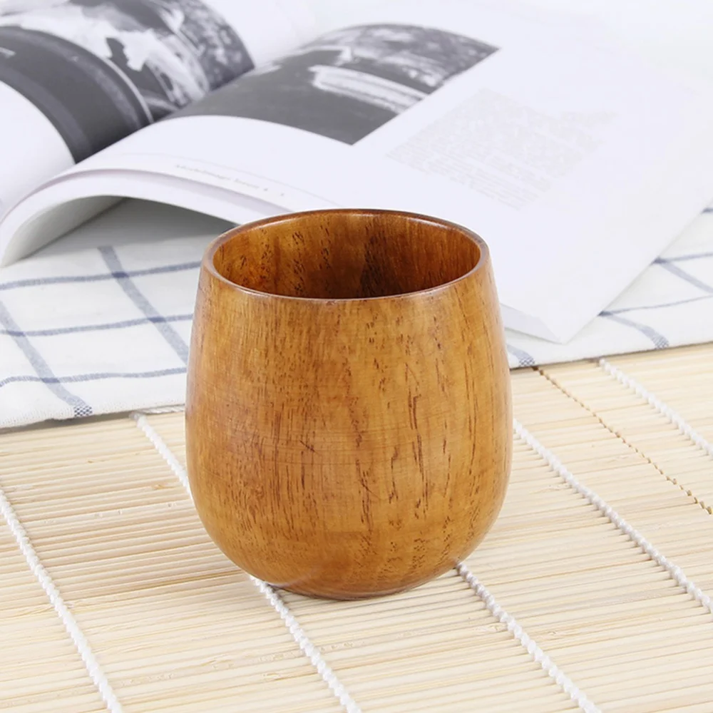 

Wooden Big Belly Cups Handmade Natural Spruce Wood Cups Beer Tea Coffee Milk Water Cup Kitchen Bar Drinkware Dropshipping