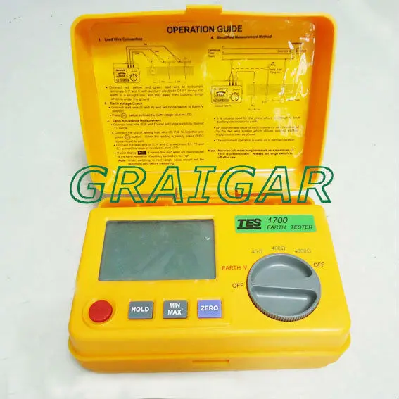 

TES-1700 TES Earth Resistance Tester Fast Shipping