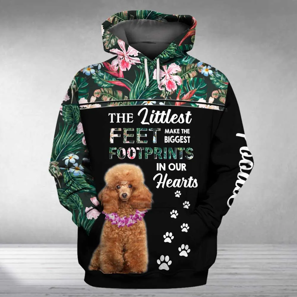 

CLOOCL Animals Hoodies 3D Graphic Floral Print Dogs Poodle Sweatshirts Fashion Men Pullovers Harajuku Streetwear Dropshipping