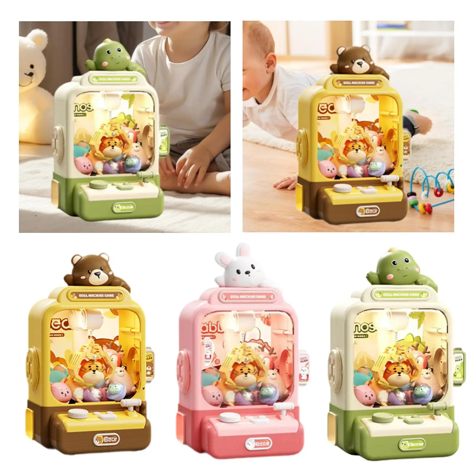 Детский захват с когтями плюшевые и звуки торговая игрушка для детей