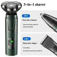 men electric shaver multifunctional usb rechargeable beard knife dry wet waterproof beard trimmer shaver whole body washable