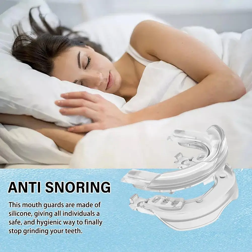 

1Set Anti Snoring Bruxism Mouth Guard Teeth Bruxism Snoring Snoring To Stop Guard Sleeping Apnea Device L7Y8