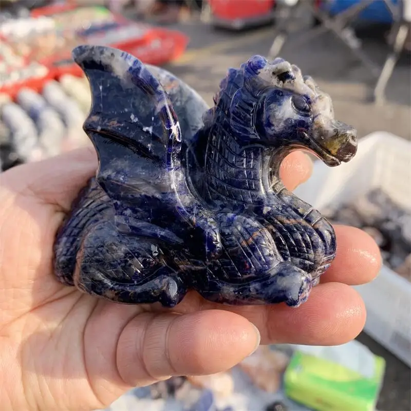 Хрустальная фигурка дракона