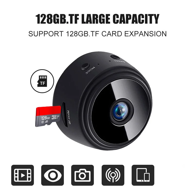 

A9 Mini Camera lens Monitor 1080P Surveillance HD Night Vision Micro Camera DVR Remote Viewing Cam Suport Hid den TF Card ip Cam