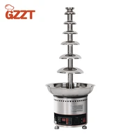 gzzt commercial party chocolate fountain machine chocolate melting machine chocolate waterfall machine 4567 layers