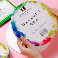 watercolor paper pad aquarelle water soluble drawing paper for hand painted art supplies portable cotton paper cards colors