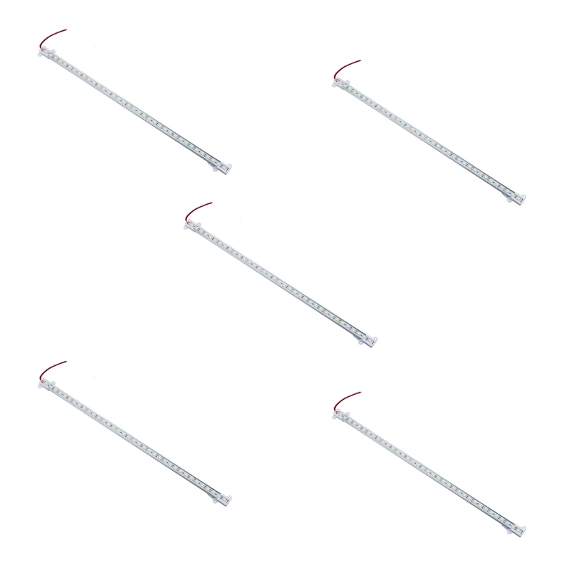 

5 шт. 50 см 5050 SMD 36 светодиодсветодиодный ДНЕВНАЯ белая алюминиевая жесткая полоса светосветильник лампа