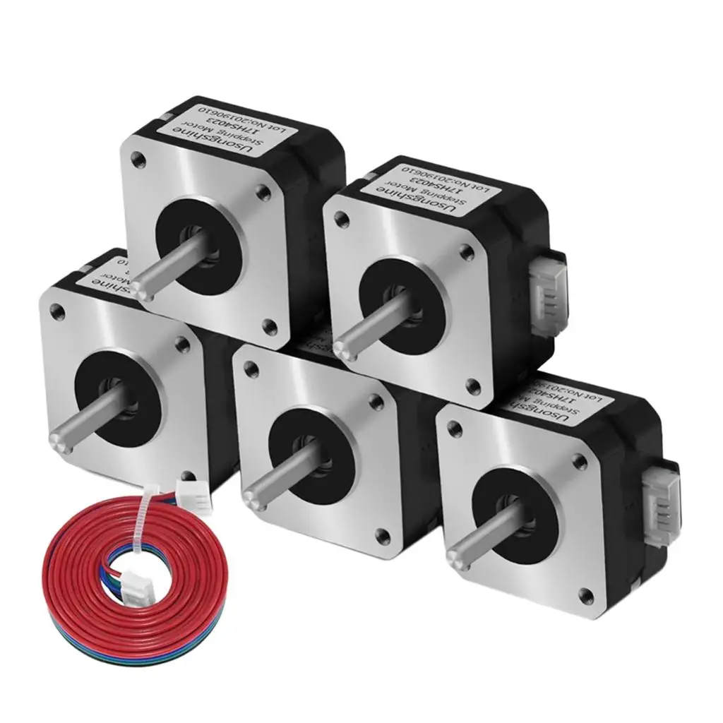 

5 Nema17 Stepper .4 for Extruder 3D Printer, 17HS4023
